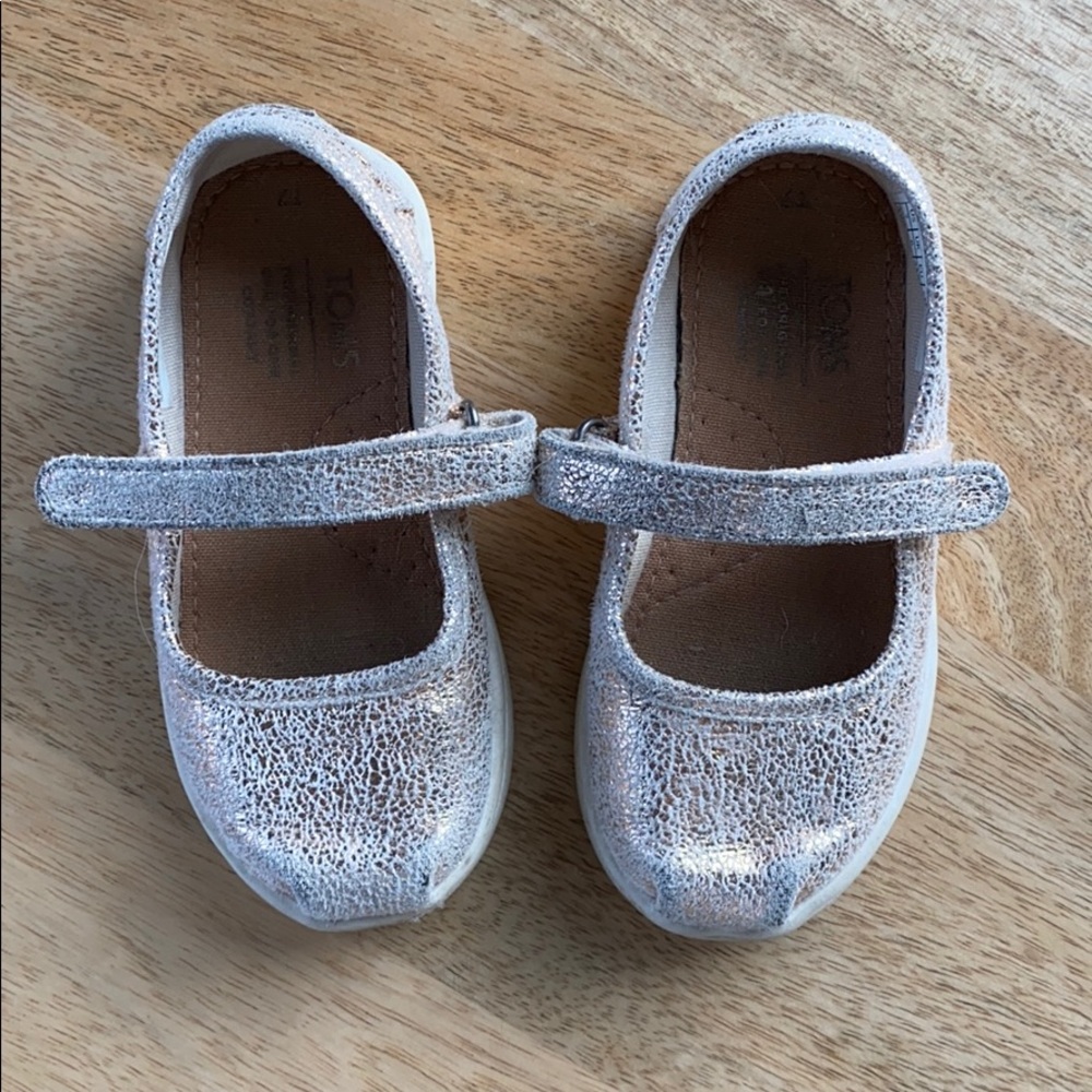 Toms T7 Rose Gold Mary Janes